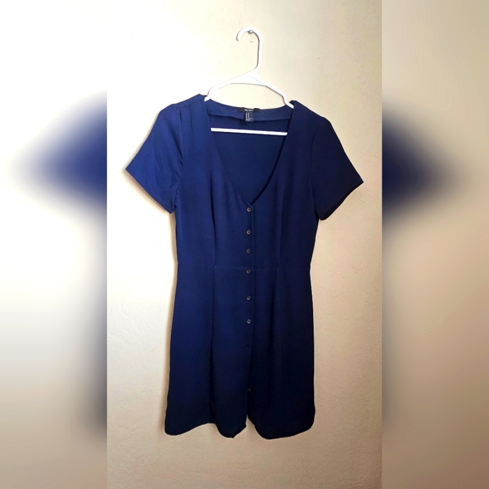 Forever 21 Navy Blue Mini Dress